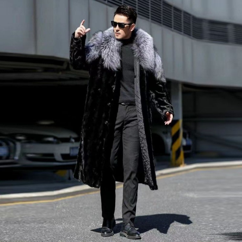 Winter Clothing Brands - Cappotto da uomo in visone finto