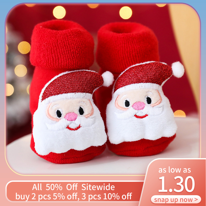 Winter Clothing Activities For Toddlers - Calzini Natalizi per Neonati, Caldi e