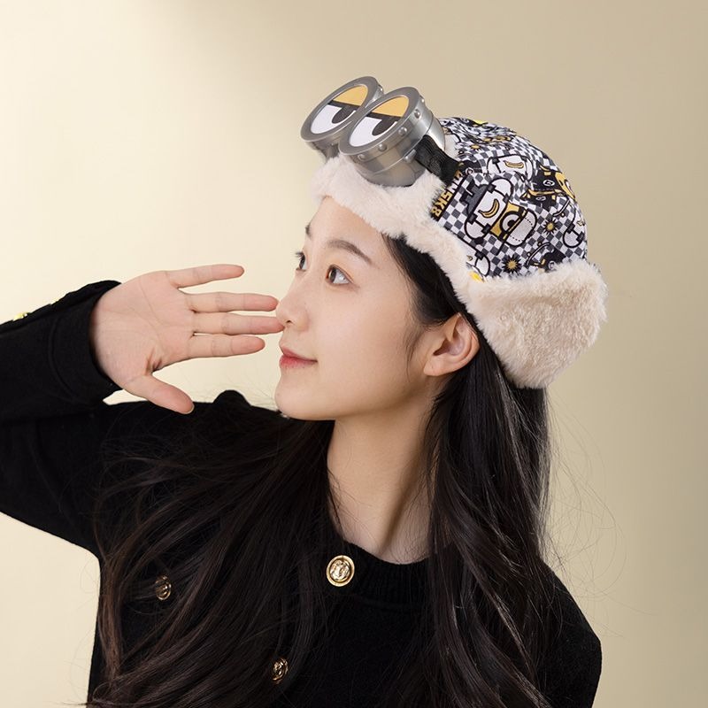 Winter Clothing Earmuffs - Minions Uomo Donna Moda Caldo Cappello