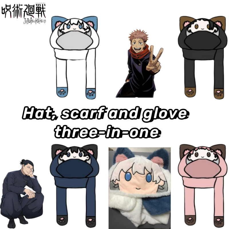 Winter Clothing Earmuffs - Nuovo Jujutsu Kaisen Gojo Satoru Itadori