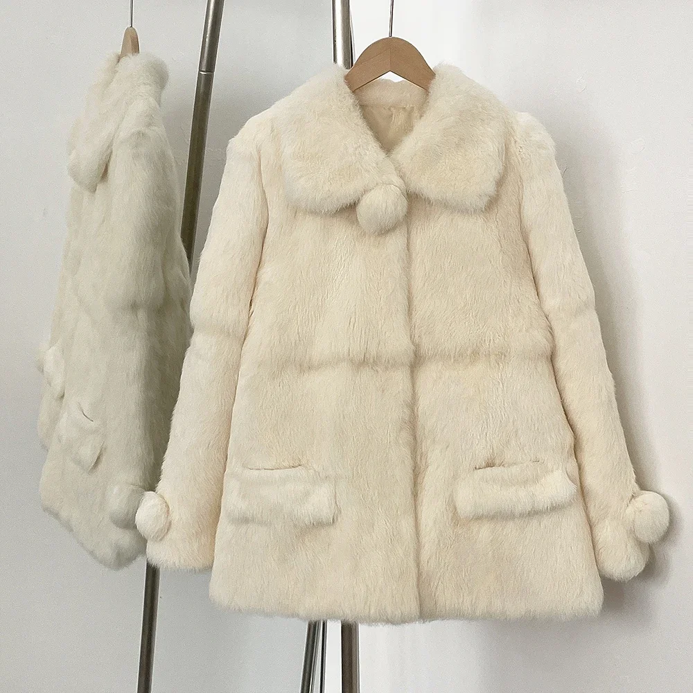 Winter Clothing Store - 2025 Vera Giacca di Pelliccia Delle
