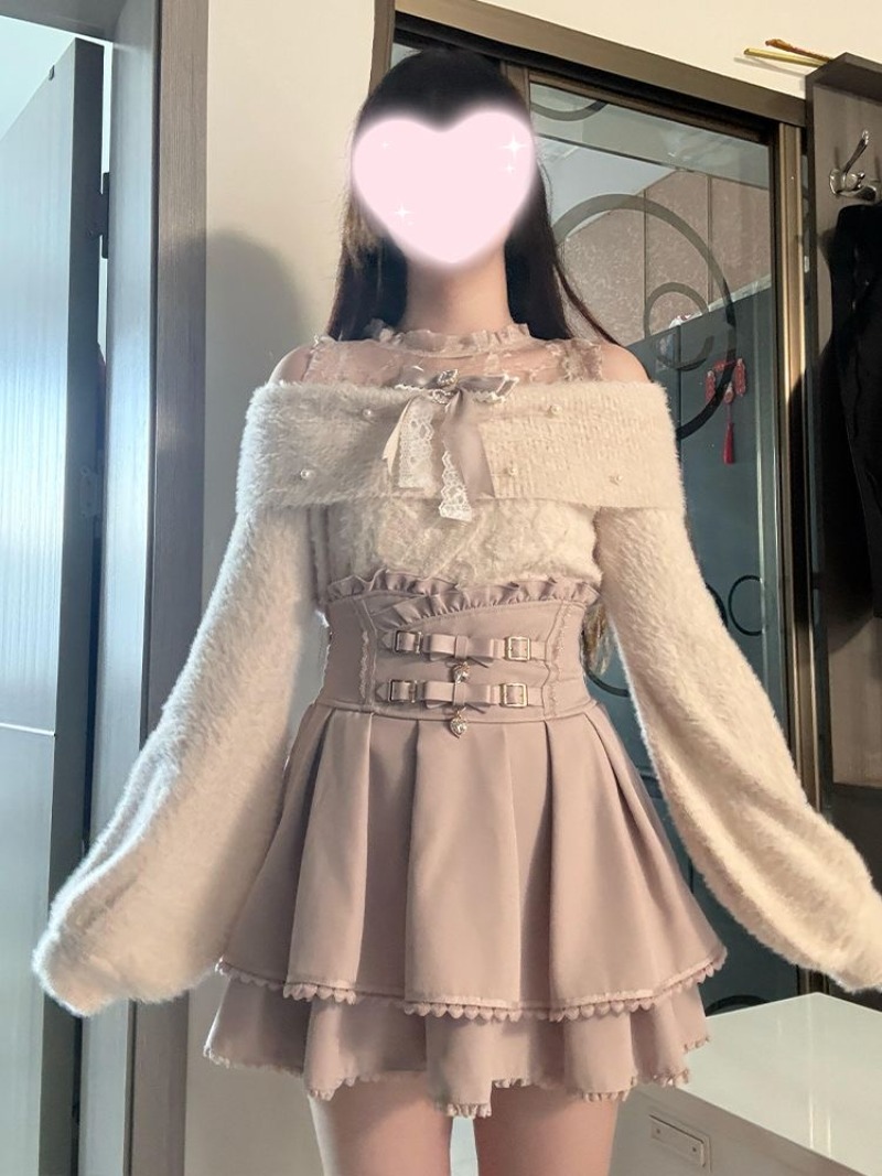 Winter Clothing Line - Maglione dolce stile giapponese Lolita con