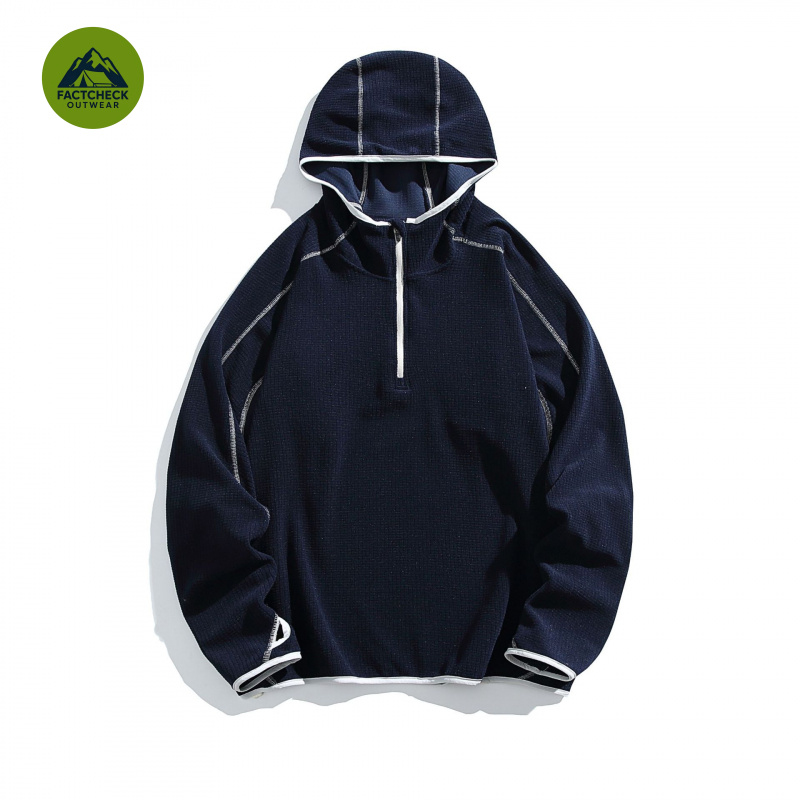 Fleece Hoodie Lined - Felpa con Cappuccio FACHCHECK Taglia EU/US