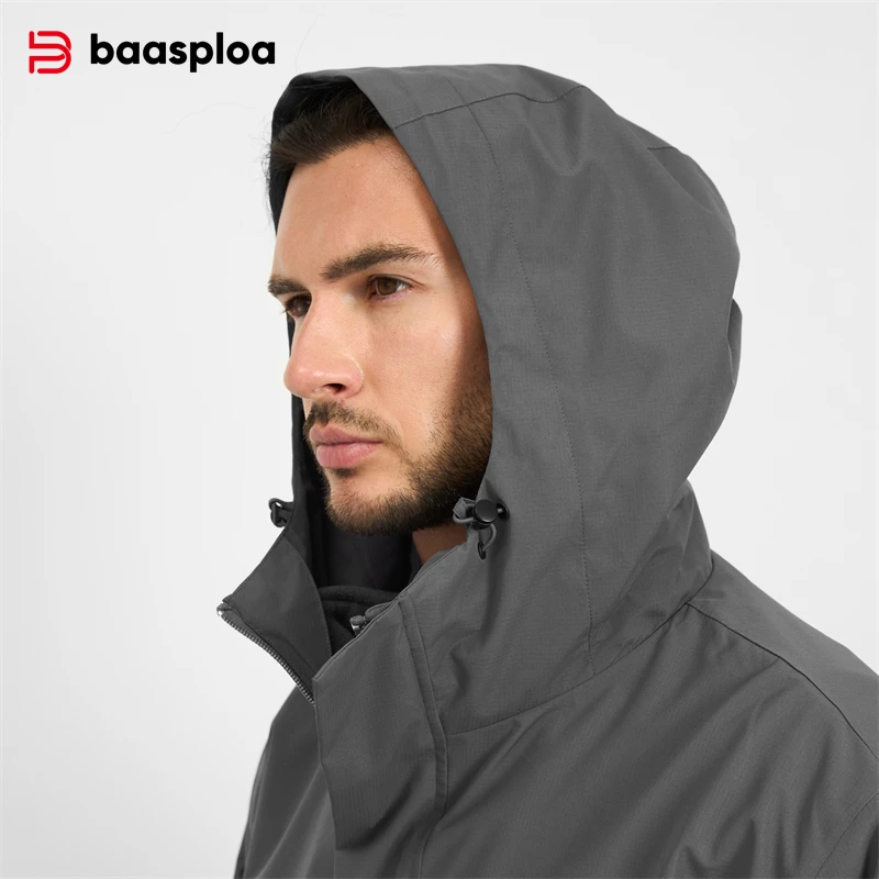Baasploa Giacca da uomo nuova  - Fleece Hoodie Lined recensione e prezzo